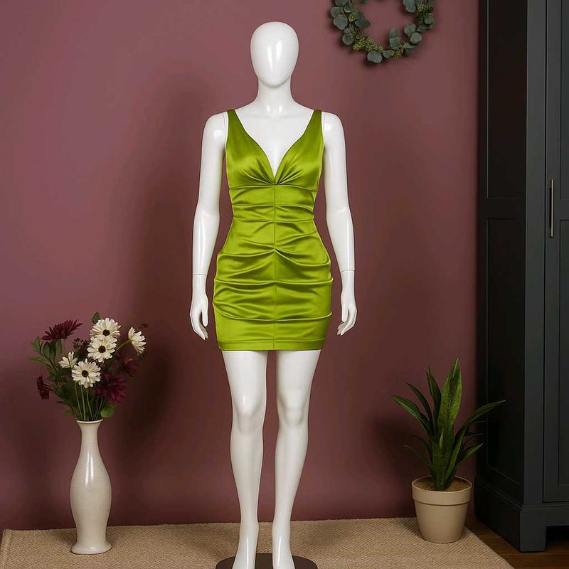 Green Bodycon Mini Dress