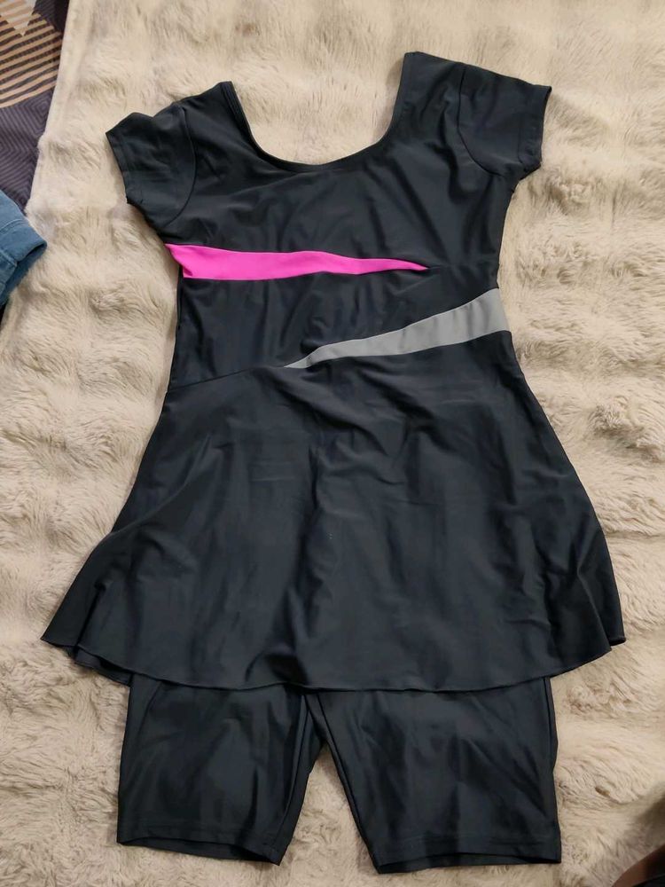 Grey Swim Dress (size S)