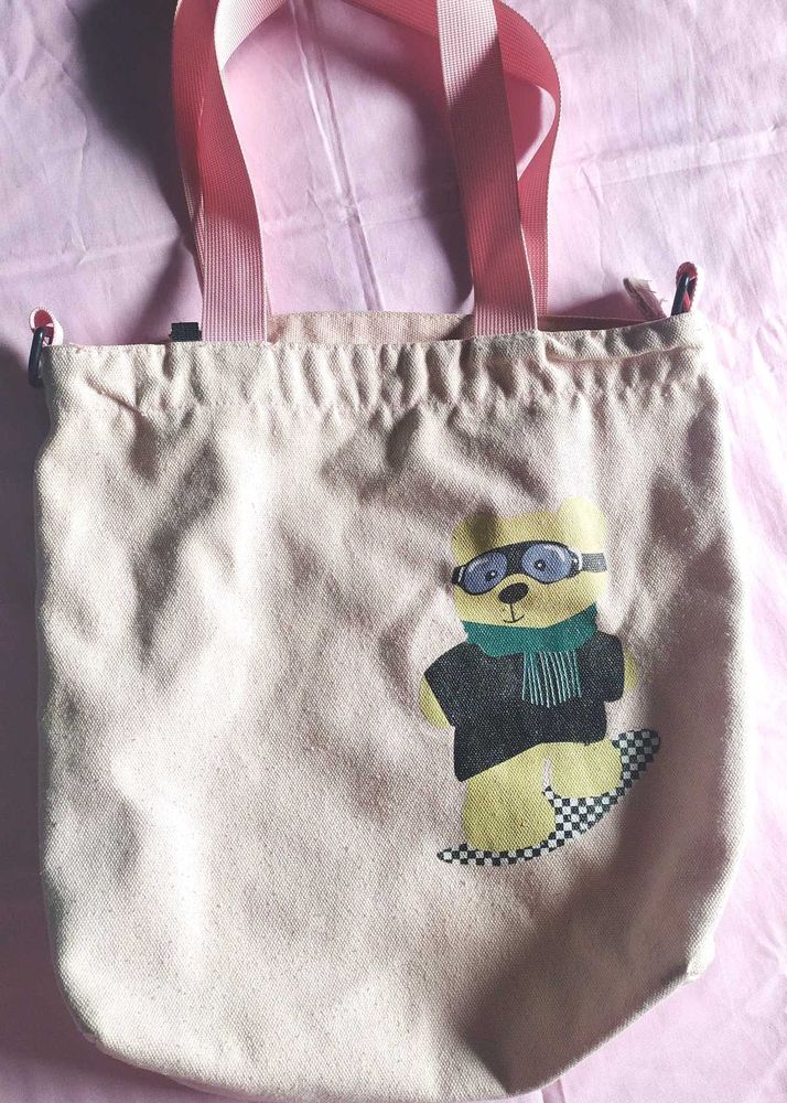 Cute Bear Graphic Tote Bag