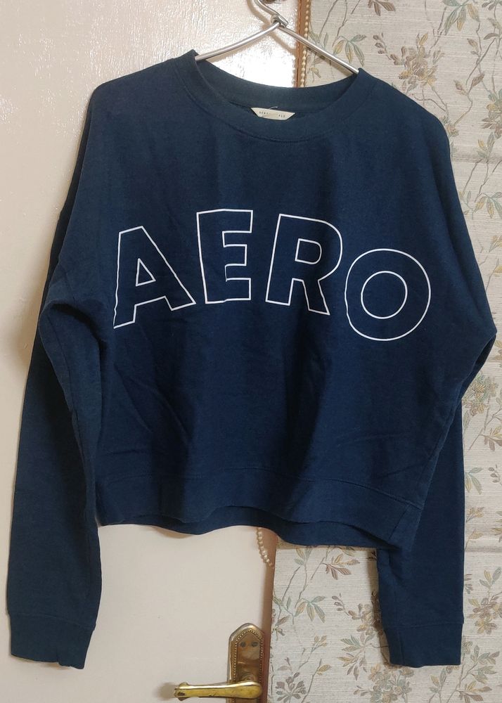 Aeropostale Drop Shoulder Crop Top