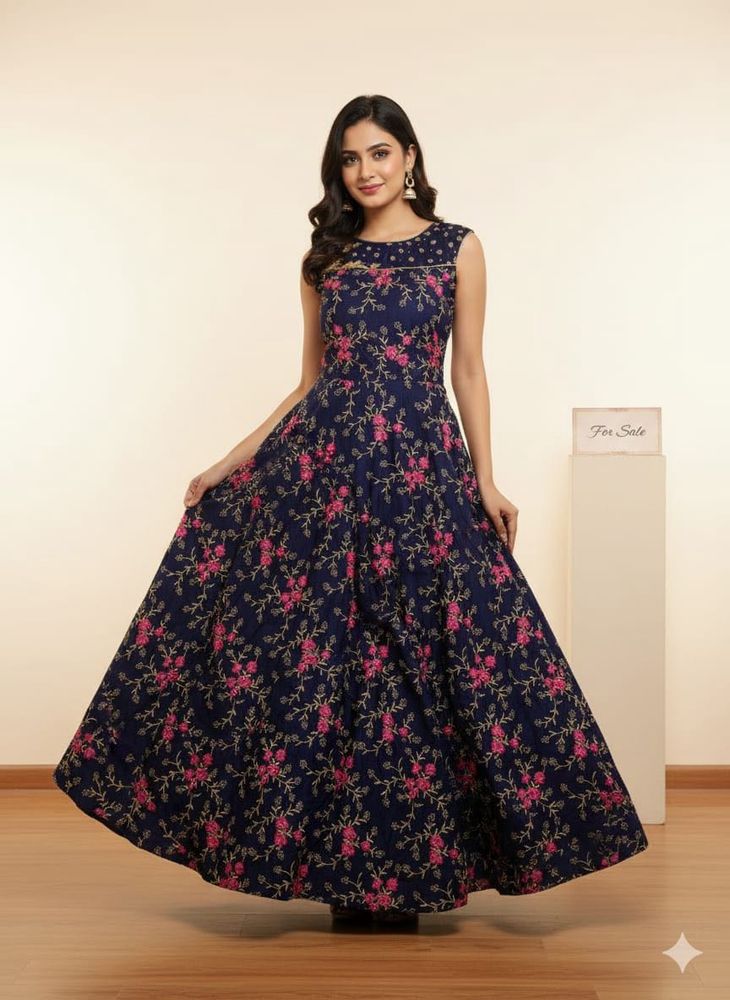Beautiful ethnic long gown 💜