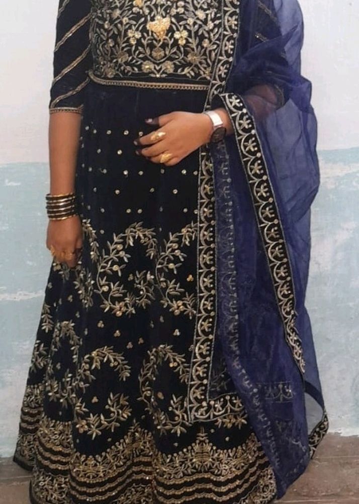 Beautiful Velvet Lehenga