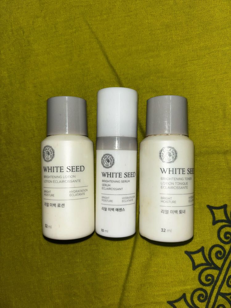 White Seed Brightening Skincare Set
