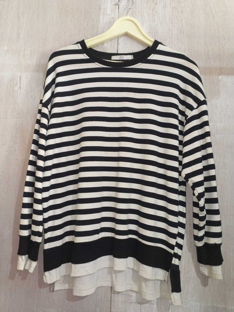 Striped Layered Look Top