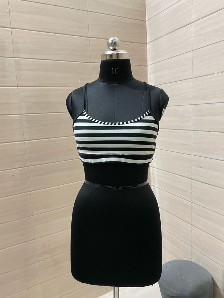Lululemon Striped Bralette Top