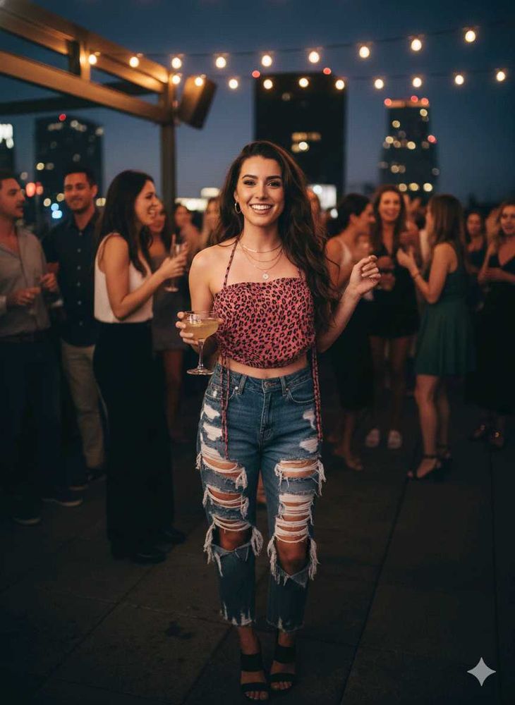 DECREE LeopardPrint Ruched Halter CropTop🐾