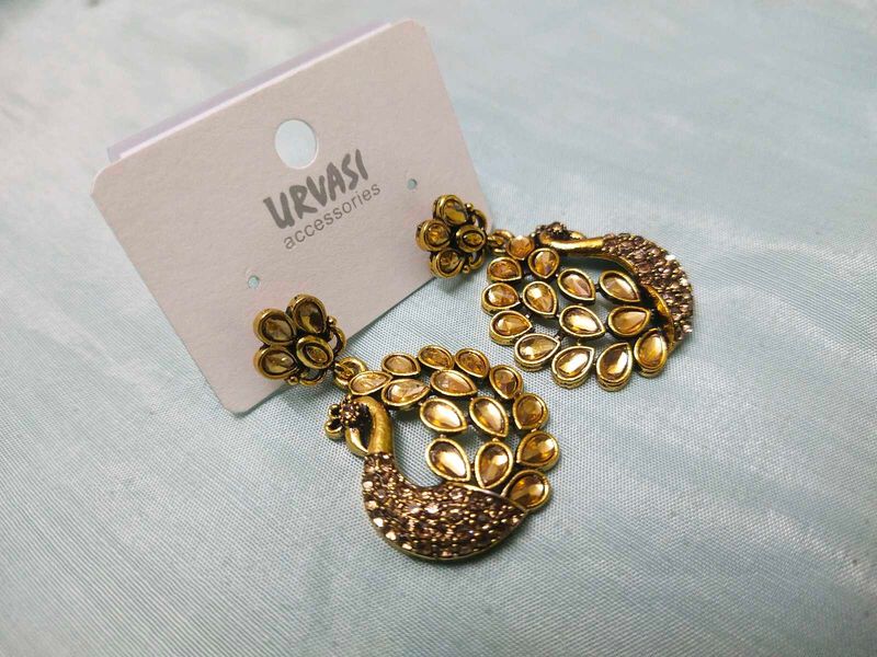 Elegant Peacock Earrings