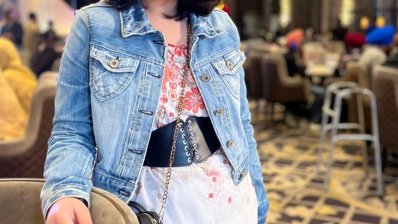 Crop Denim Jacket For Women