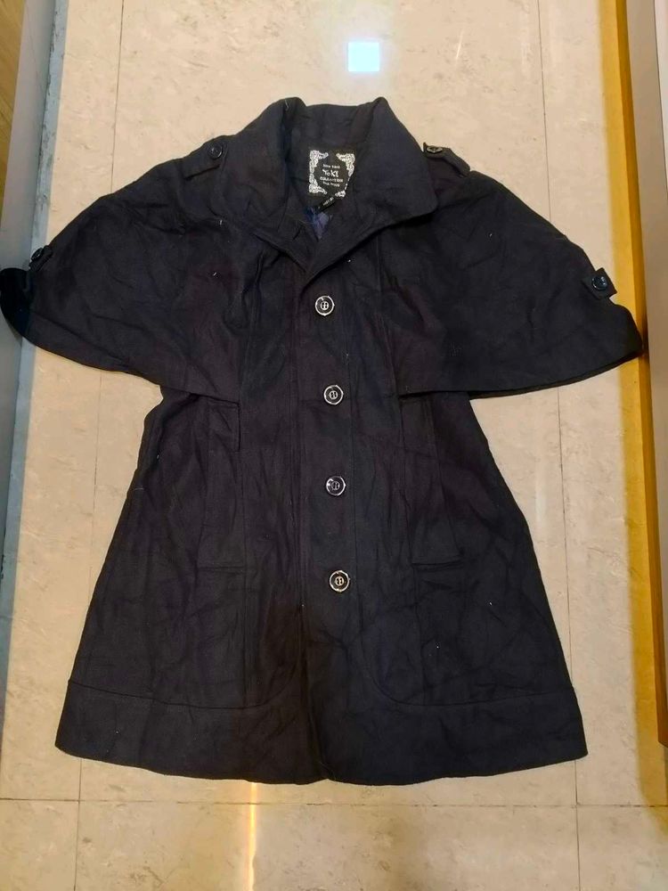 Stylish Navy Blue Coat