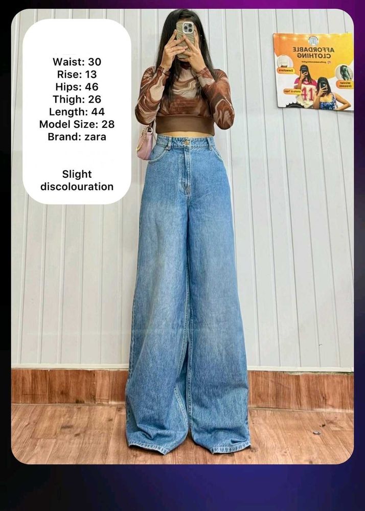 Zara Wide Leg Jeans