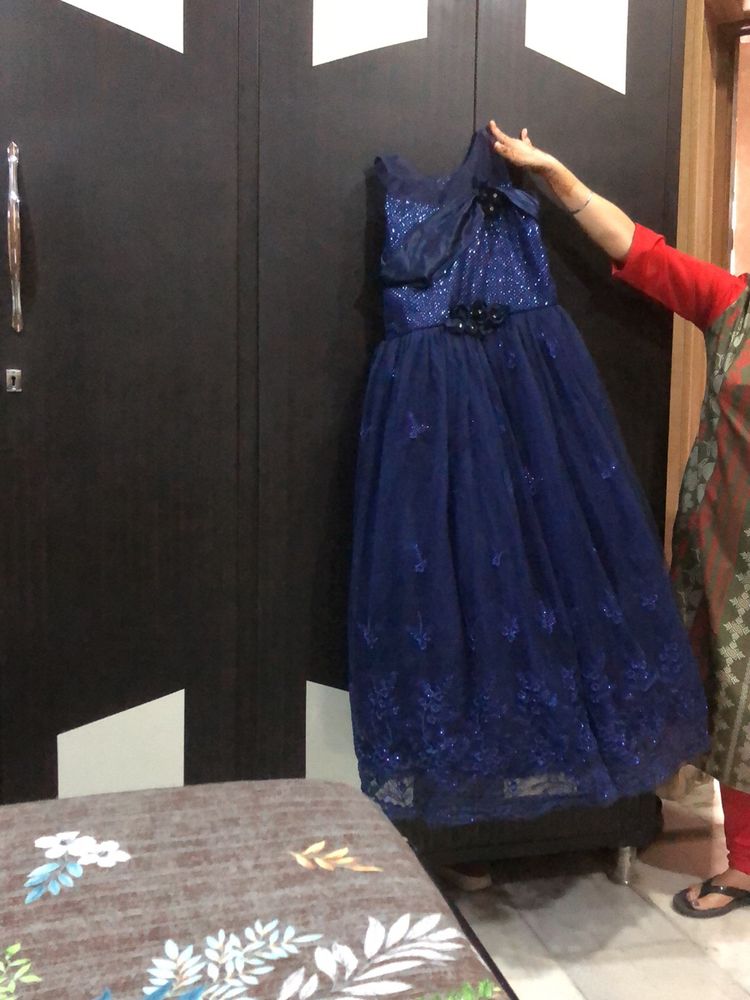 Gown With Sleeves In Nice Condition