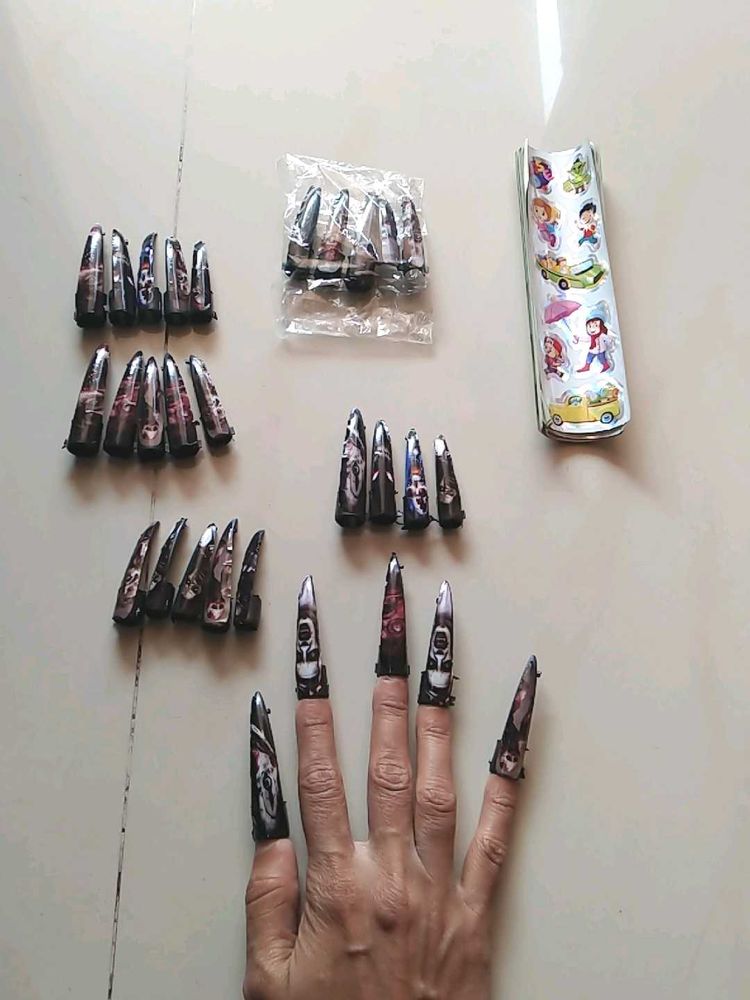 💅Nail Armor, kids toys and stickers
