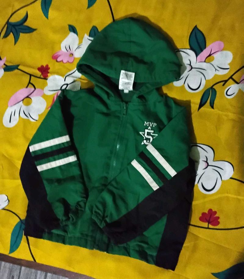 Boys Green MVP Hoodie