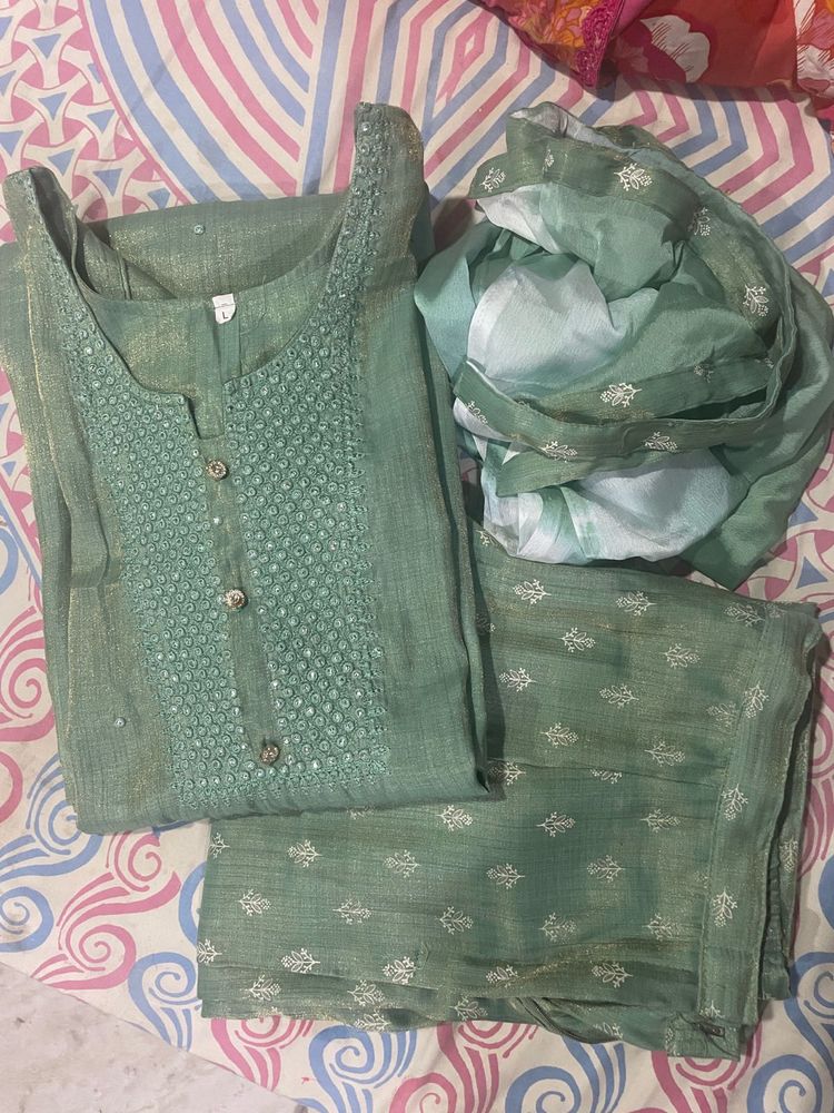 Elegant Green Kurta Set
