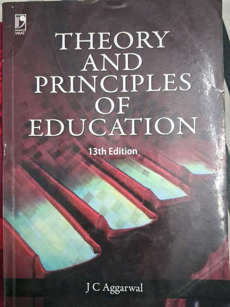 Theory And Principles Of Education By JC Aggarwal