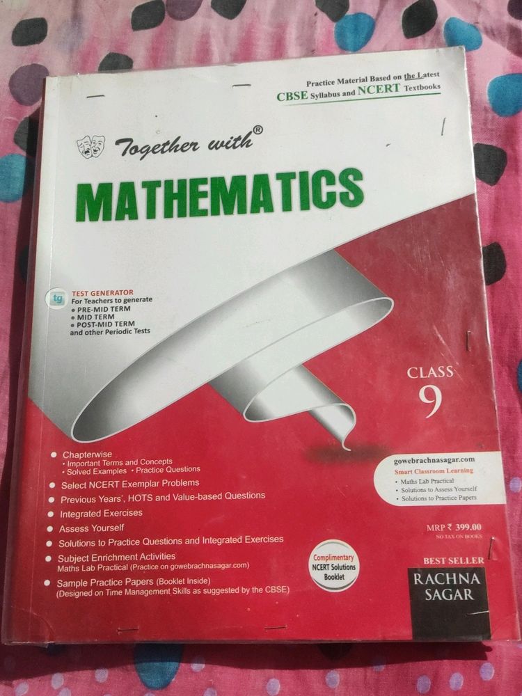 Together With - Math Class 9 CBSE NCERT Guide/ Practice Material