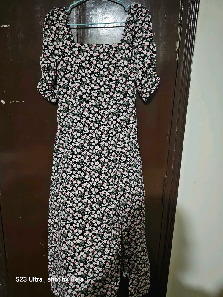 Floral Midi Dress FITS 38 and 36