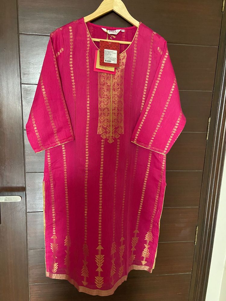 BIBA Women’s Rose Pink Festive Kurta (42)
