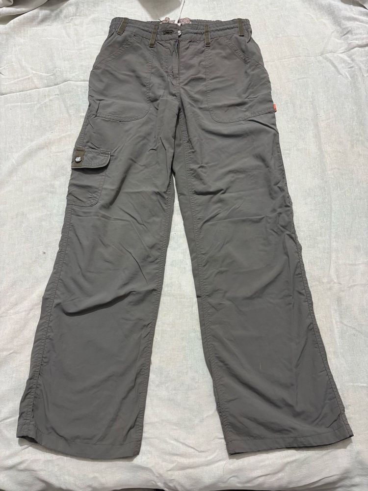 Grey Cargo Pants adjustable