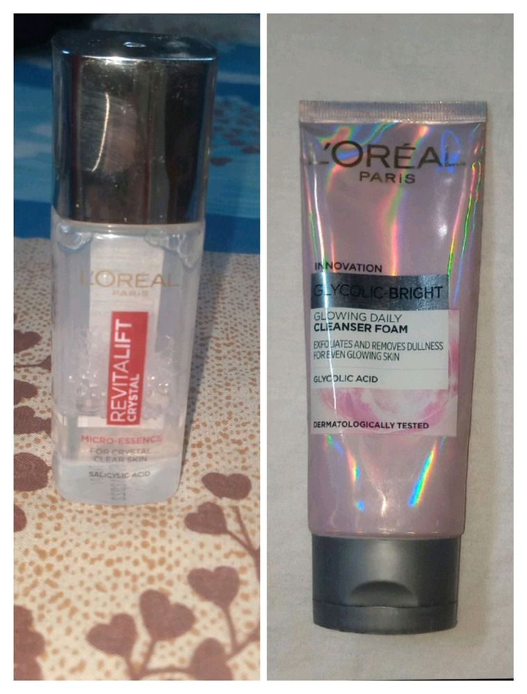 Loreal Paris Glycolic Face Wash With Serum