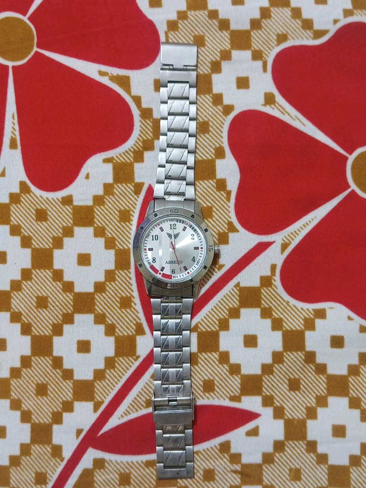 Arrezo Silver Watch