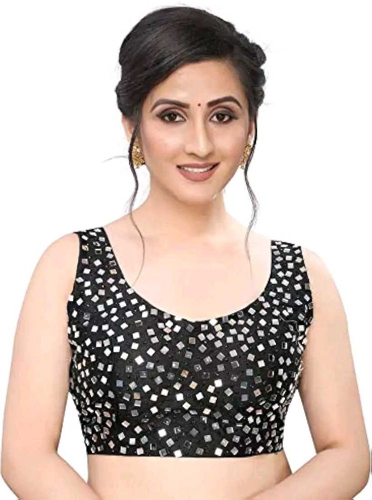 Sequined Black Blouse