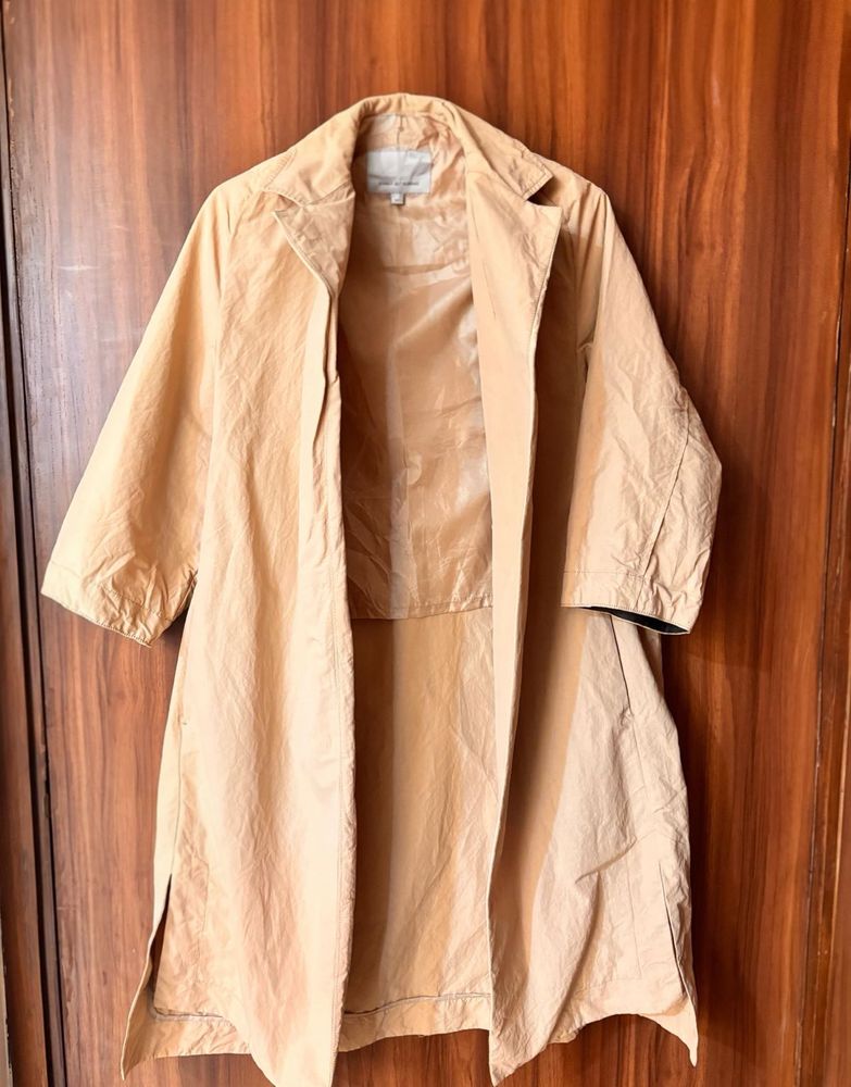 Elegant Tan Trench Coat