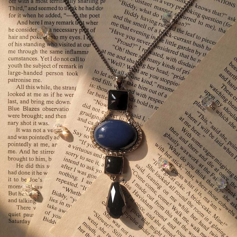 Edwardian Pendant: Imported Necklace