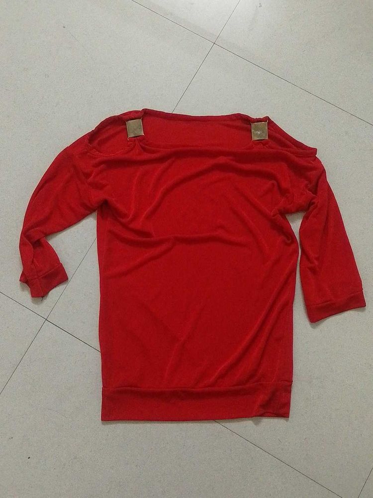 Off Shoulder Red ♥️ New Top Never Used