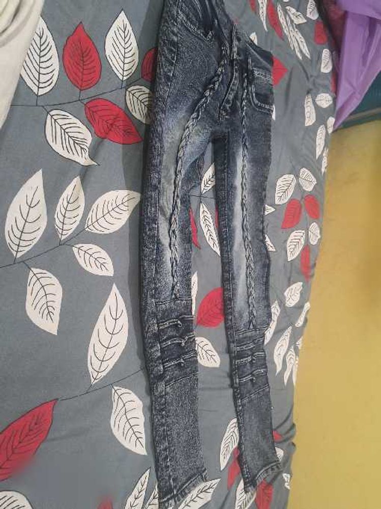 Braided Detail Jeans