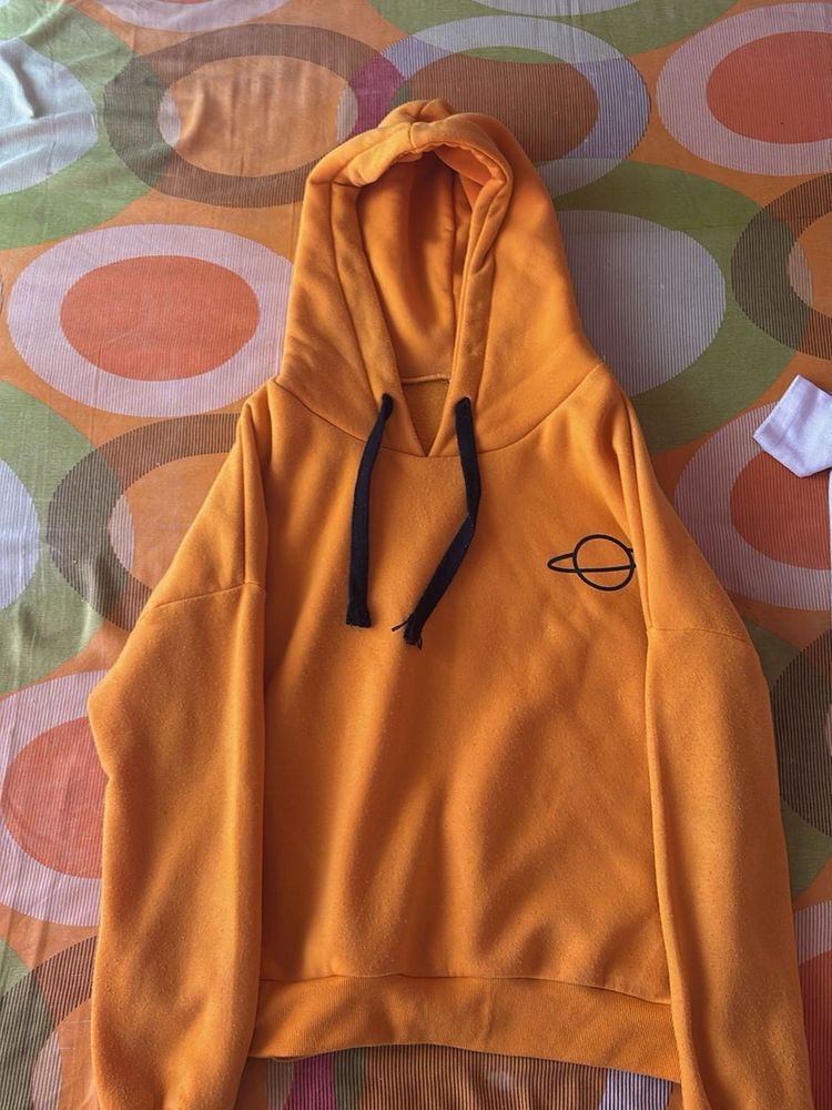 Yellow Oversized Hoodie