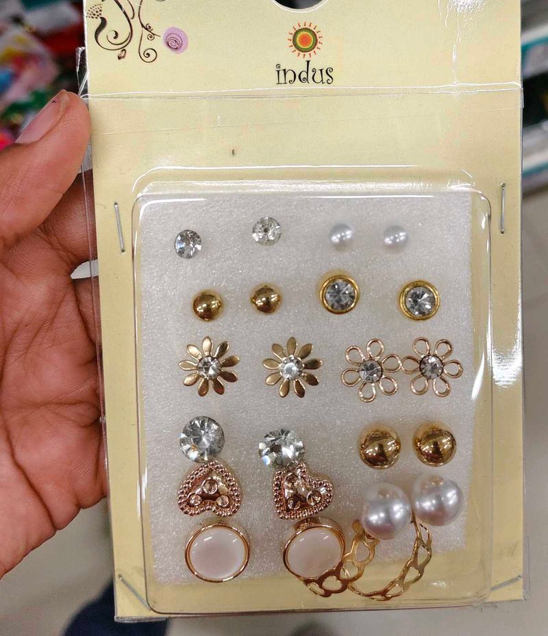 Earring Set and key chain