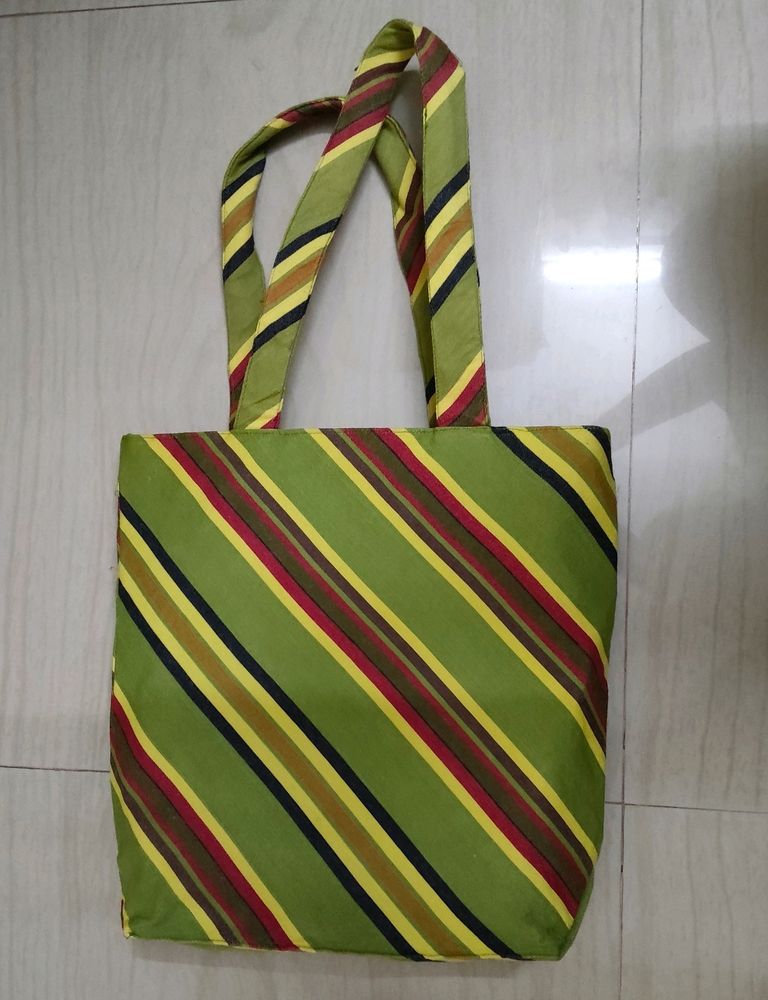 Striped Tote Bag