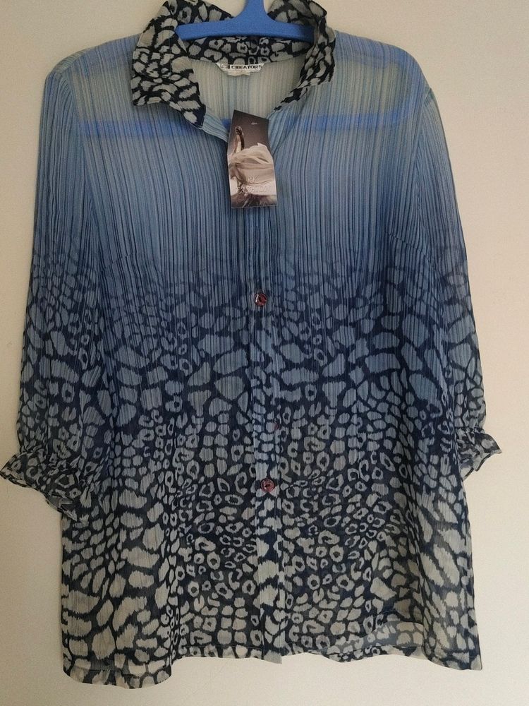 Blue Shaded Top - 40