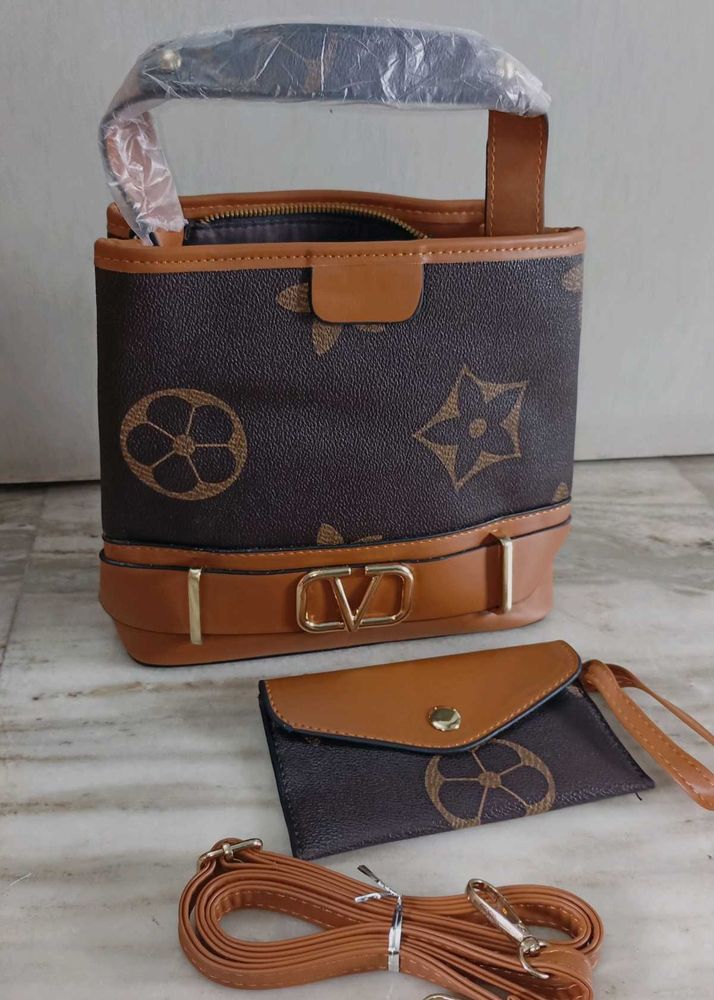 SALE 🆕🎄🎅Stylish Brown Patterned Handbag