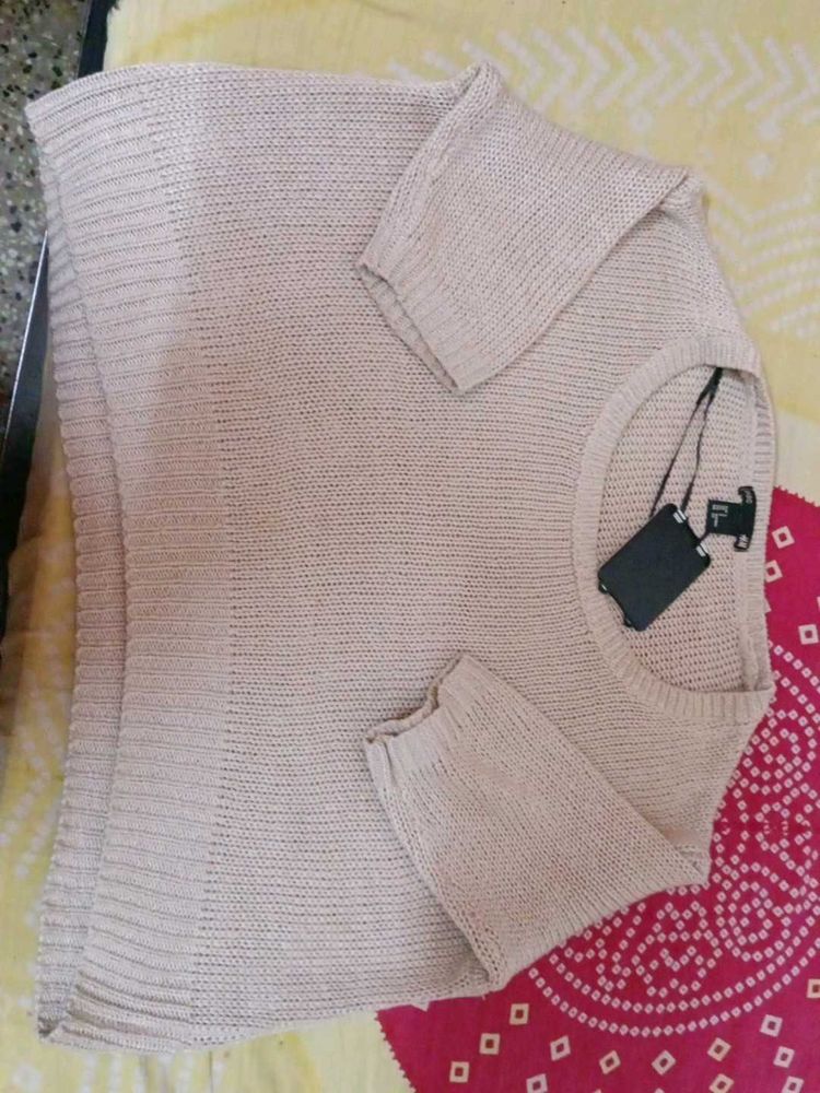 Beige Knit Sweater