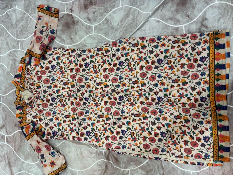 Floral Print Kurta