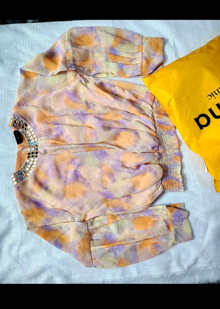 Savana Korean Stylish Tie-Dye Top