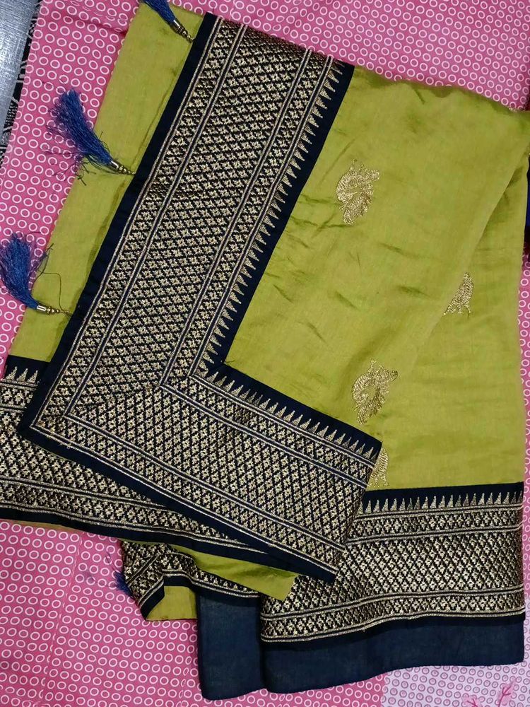 Elegant Green Saree