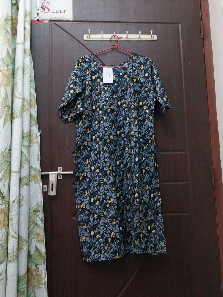 Floral Print Kurta