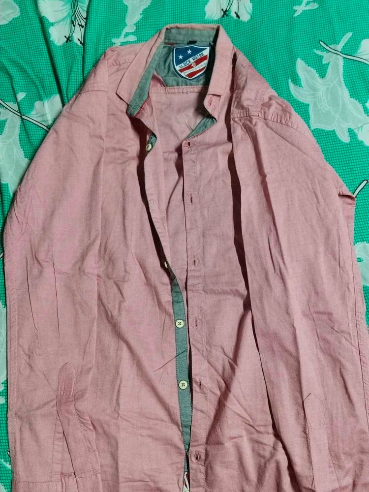 Pink Casual Shirt