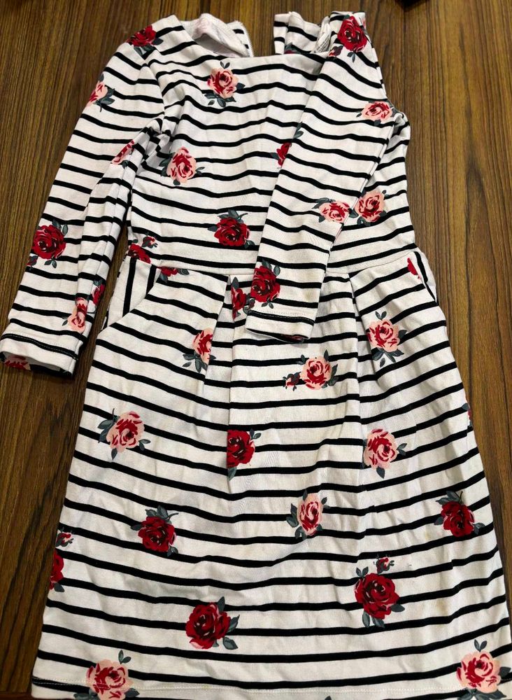 Girls Full Sleeves Dress 8-10 Yrs