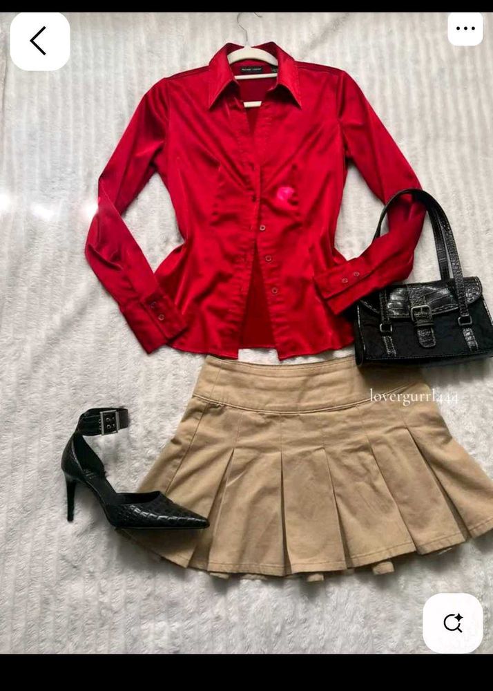 Fitted Ruched Shirt 🥀
