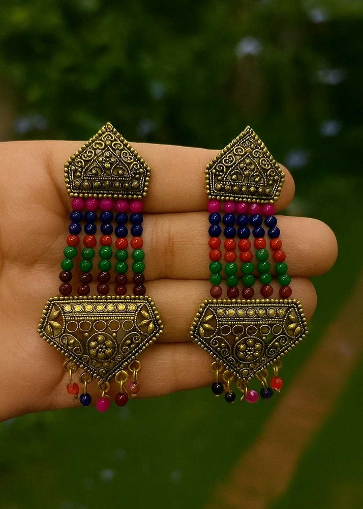 Beaded Dangle Earrings