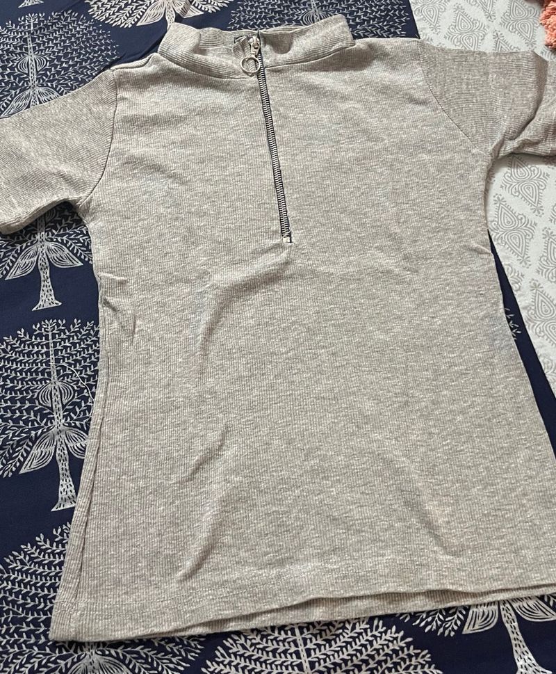 Knitted Polo Top
