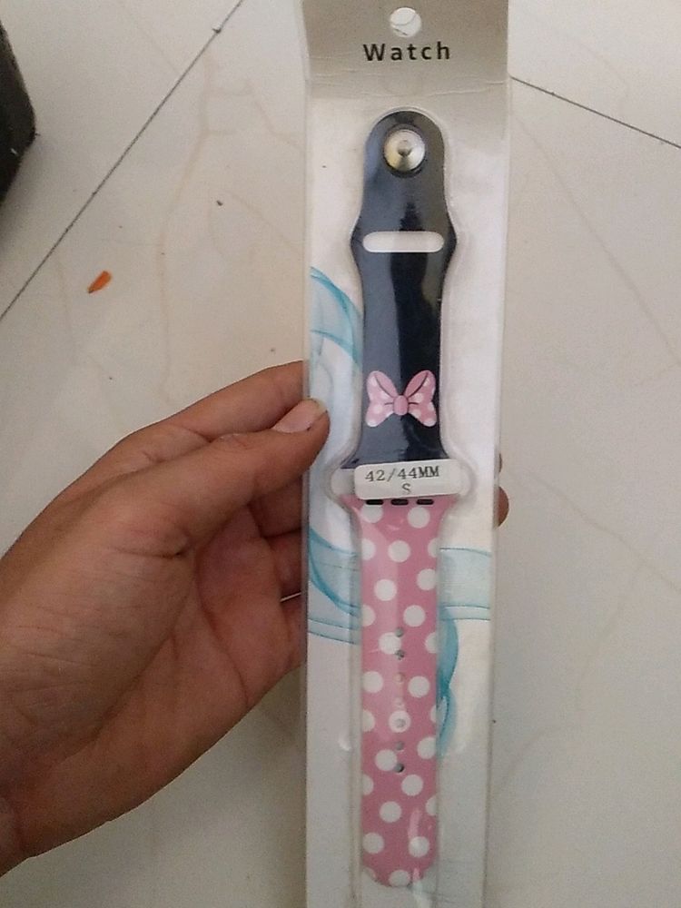 Mickley Print I Watch Belt