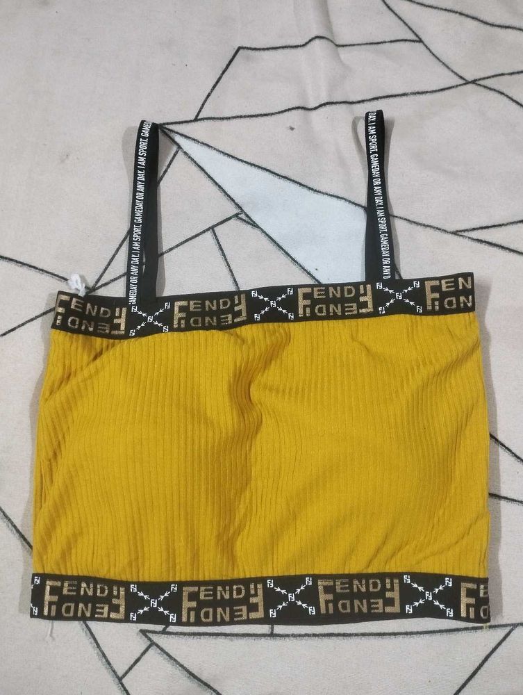 Fendi Inspired Bralette or crop top