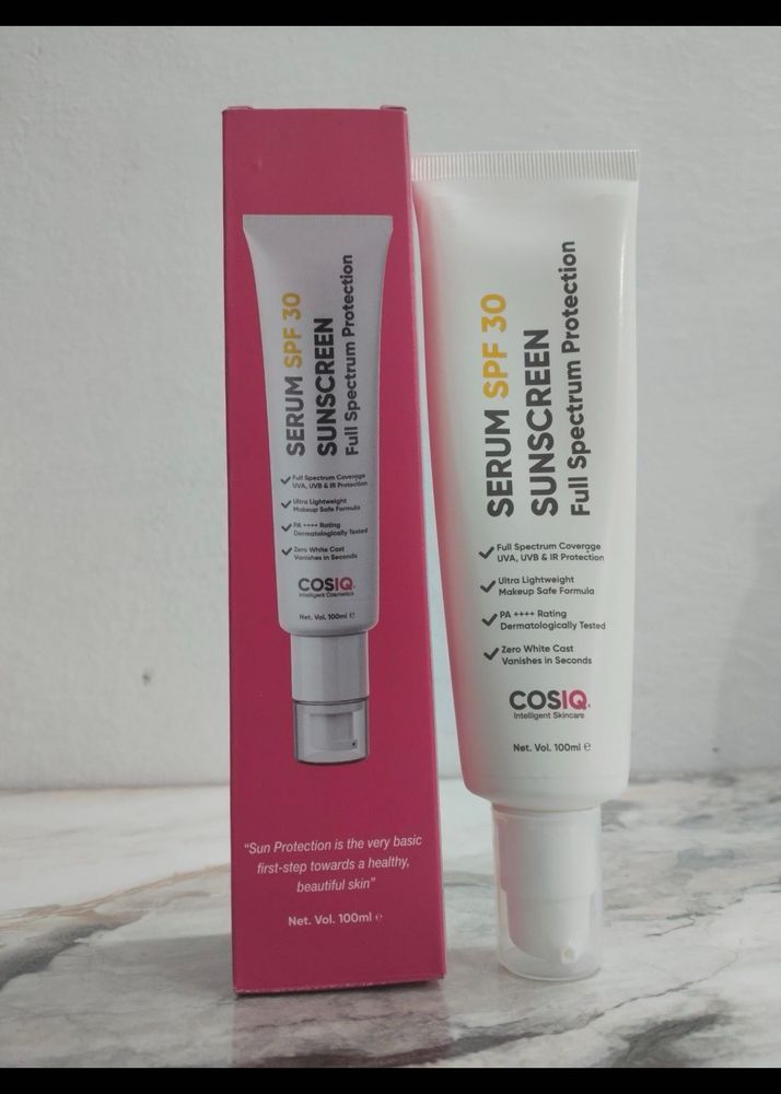 COSIQ Serum SPF 30 Sunscreen