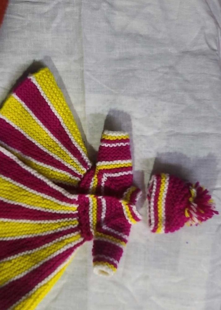 Hand Knitted Baby Set