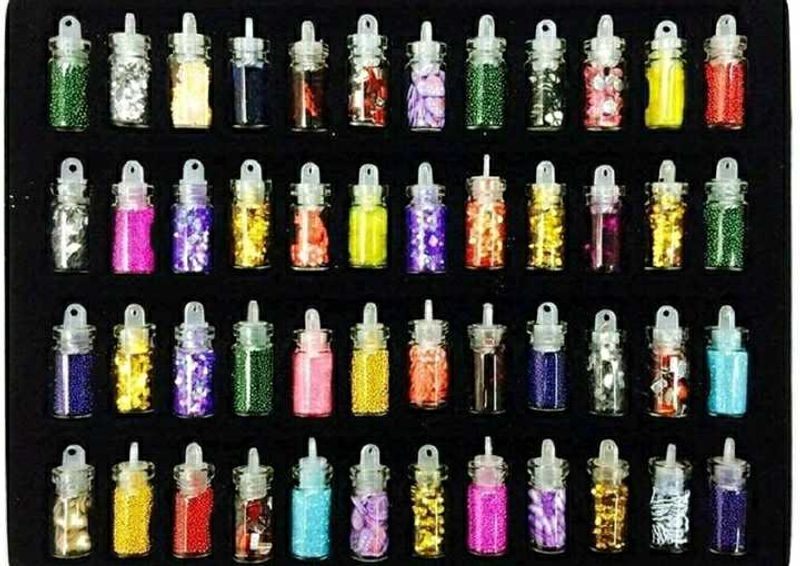 3D Nail Art Glitter Bottle Any 10